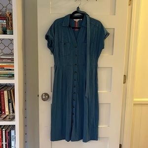 Boden tie waist dress W 10